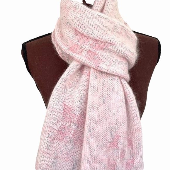 Pink Louis Vuitton Wool Wrap Medallion Logomania Reversible Scarf - Picture 2 of 6